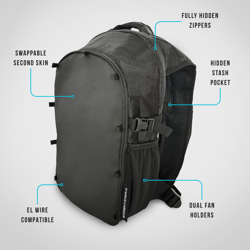 ESSENTIAPAC PRO™ ANTI-THEFT HYDRATION PACK