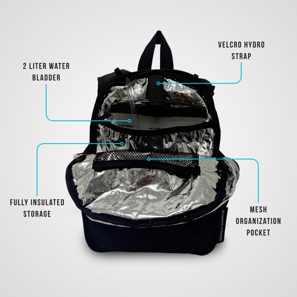 ESSENTIAPAC LITE™ ANTI-THEFT HYDRATION PACK V2