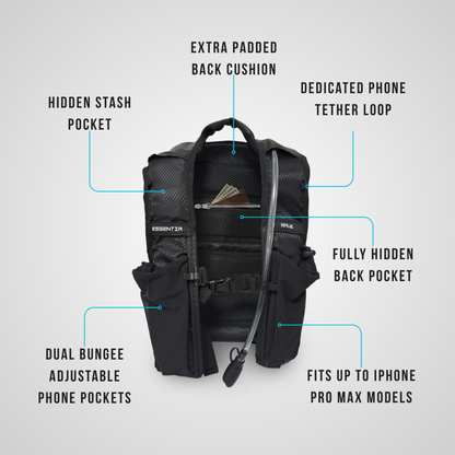 ESSENTIAPAC PRO™ ANTI-THEFT HYDRATION PACK V2