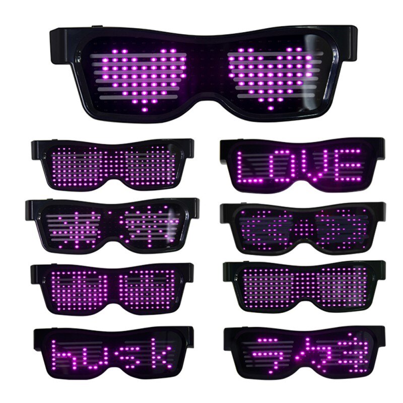 BLUETOOTH CUSTOMIZABLE LED SUNGLASSES