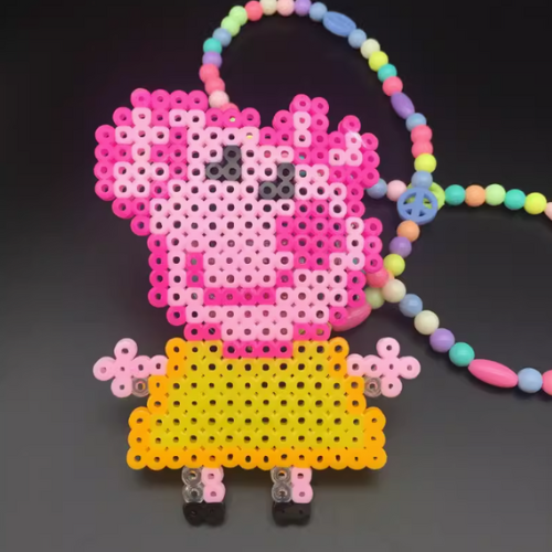 HANDMADE PEPPA LED PEARLER PACIFIERS