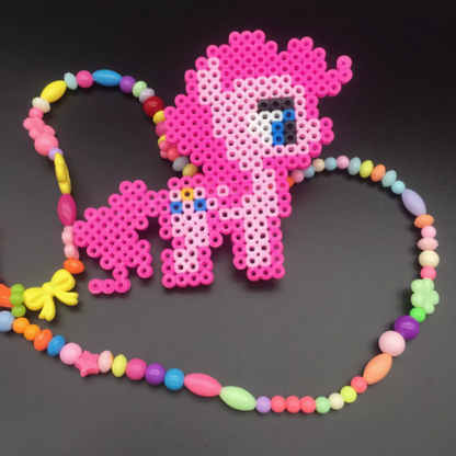 HANDMADE MY LITTLE PONY LED PEARLER PACIFIERS