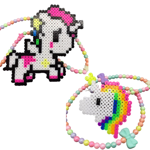 HANDMADE UNICORN LED PEARLER PACIFIERS