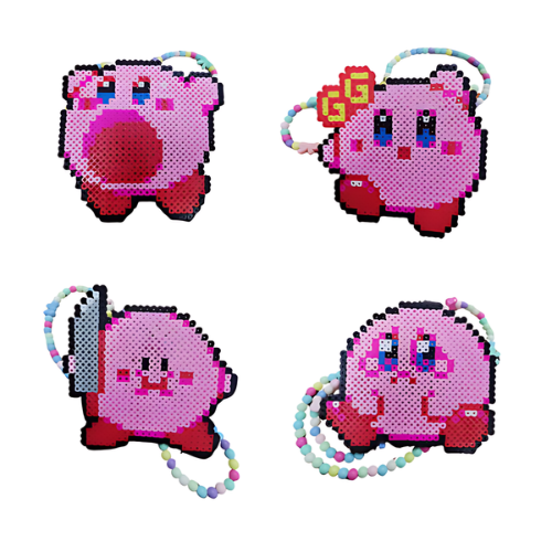 HANDMADE KIRBY LED PEARLER PACIFIERS