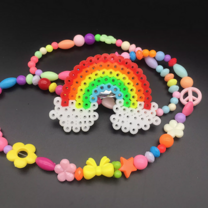 HANDMADE STAR/RAINBOW LED PEARLER PACIFIERS