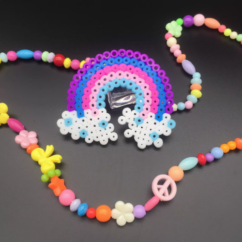 HANDMADE STAR/RAINBOW LED PEARLER PACIFIERS